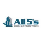 All 5's Construction company logo