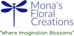 Mona's Floral Creations company logo