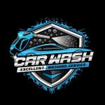 Car wash station company logo